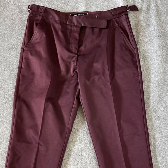 MAX STUDIO London Dress Pants – Purple Burgundy – Size 2 - Picture 4 of 11